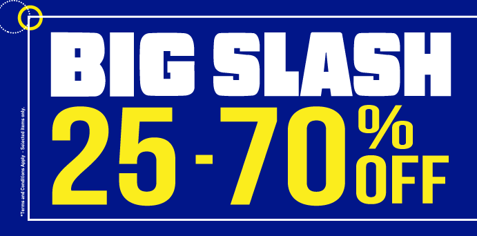 Big Slash Sale 25–70% OFF at K.M. Trading