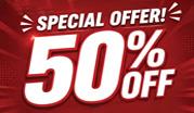 50% Special Offer  K.M. Trading Shopping Centre Madinat Zayed